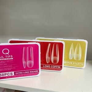 LINC Q Soft Gel Nail Tips 3 boxes